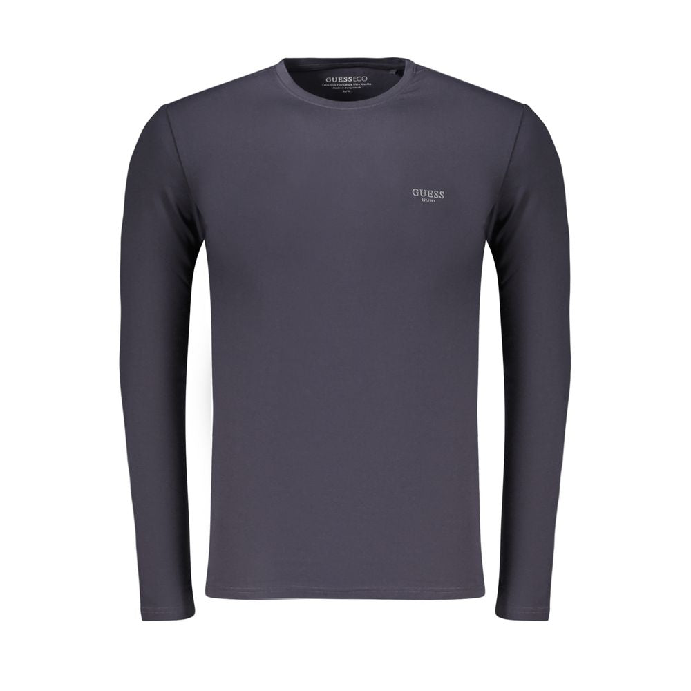 Blue Cotton Men's T-Shirt