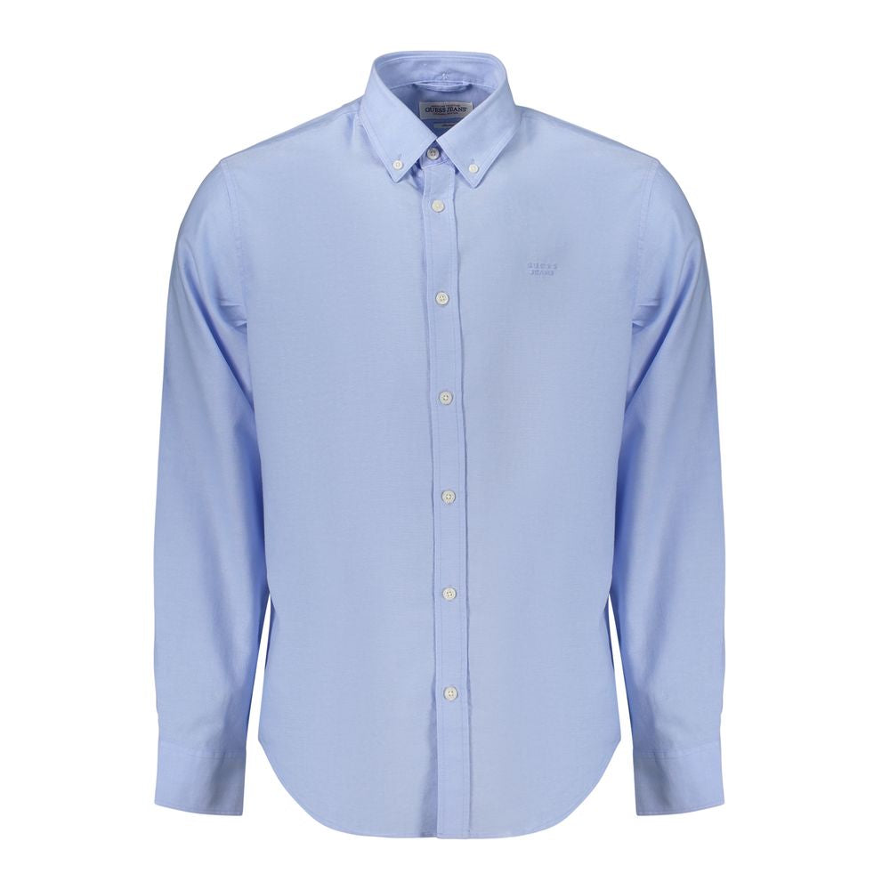 Azzurro Cotton Men's Shirt