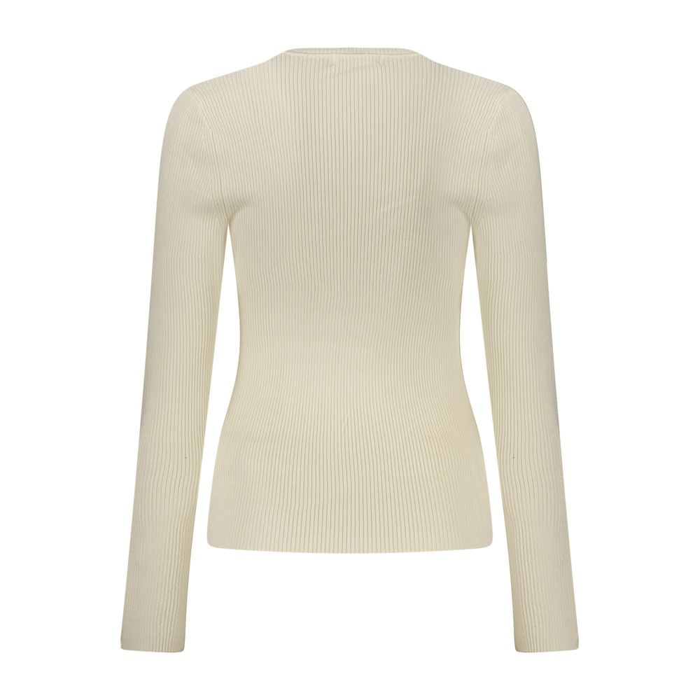 Bianco Viscose Women Sweater