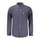 Blue Cotton Men's Shirt