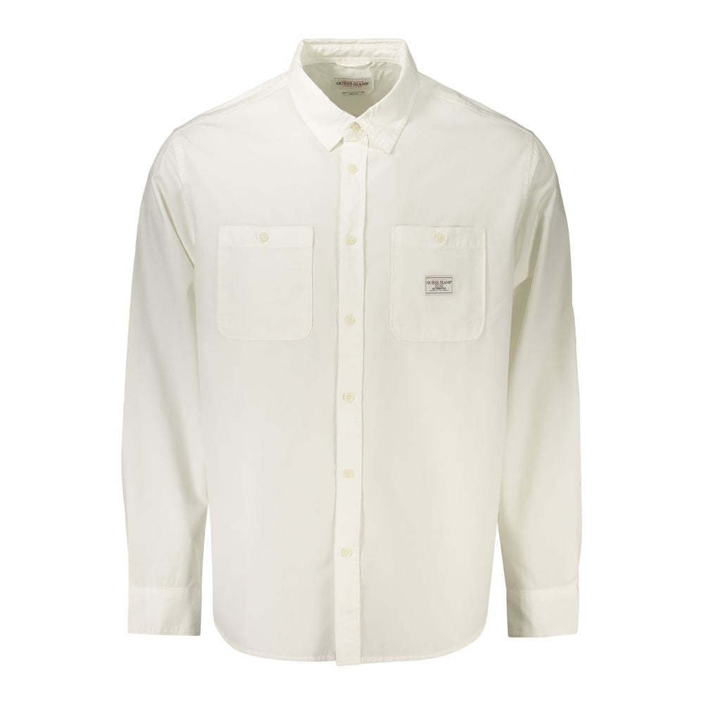 White Cotton Men's Shirt