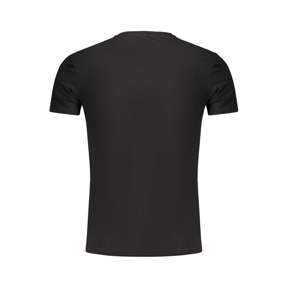 Black Cotton Mens T-Shirt