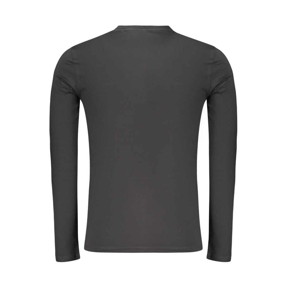 Black Cotton Men's T-Shirt