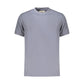 Blue Cotton Men's T-Shirt