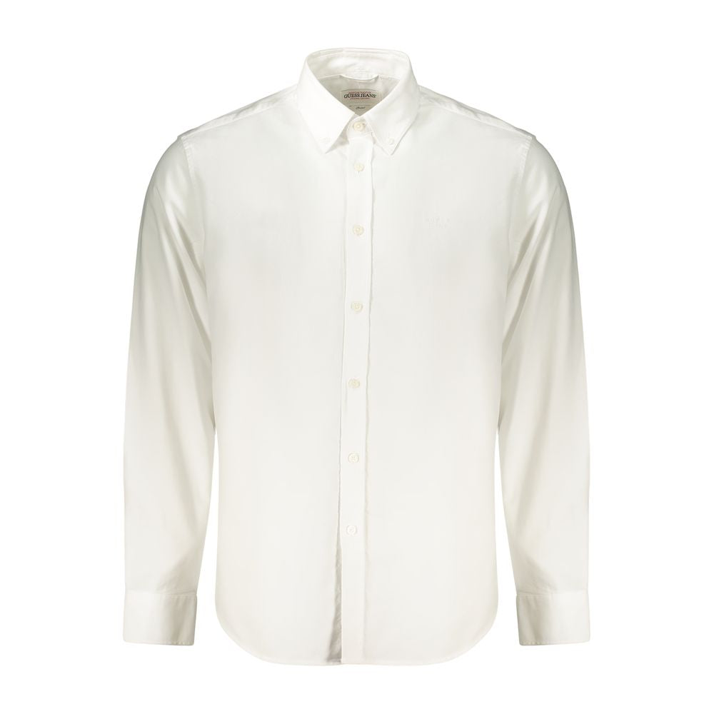 White Cotton Men's Shirt