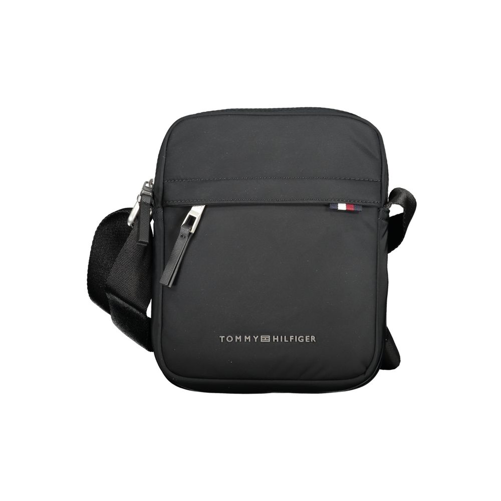 Black Polyester Men's Bag
