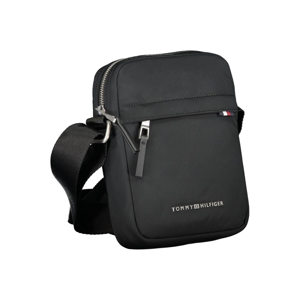 Black Polyester Men's Bag