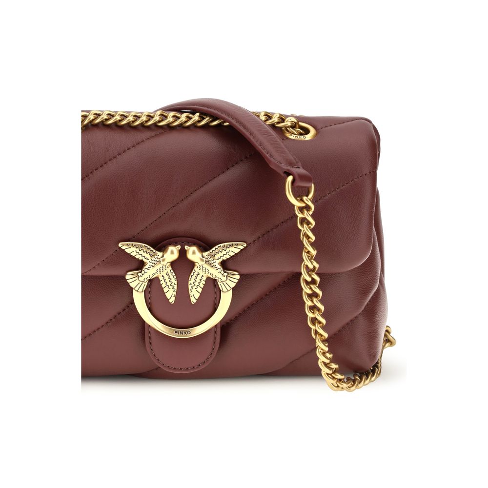Bordeaux Calf Leather Bos Taurus Shoulder Bag