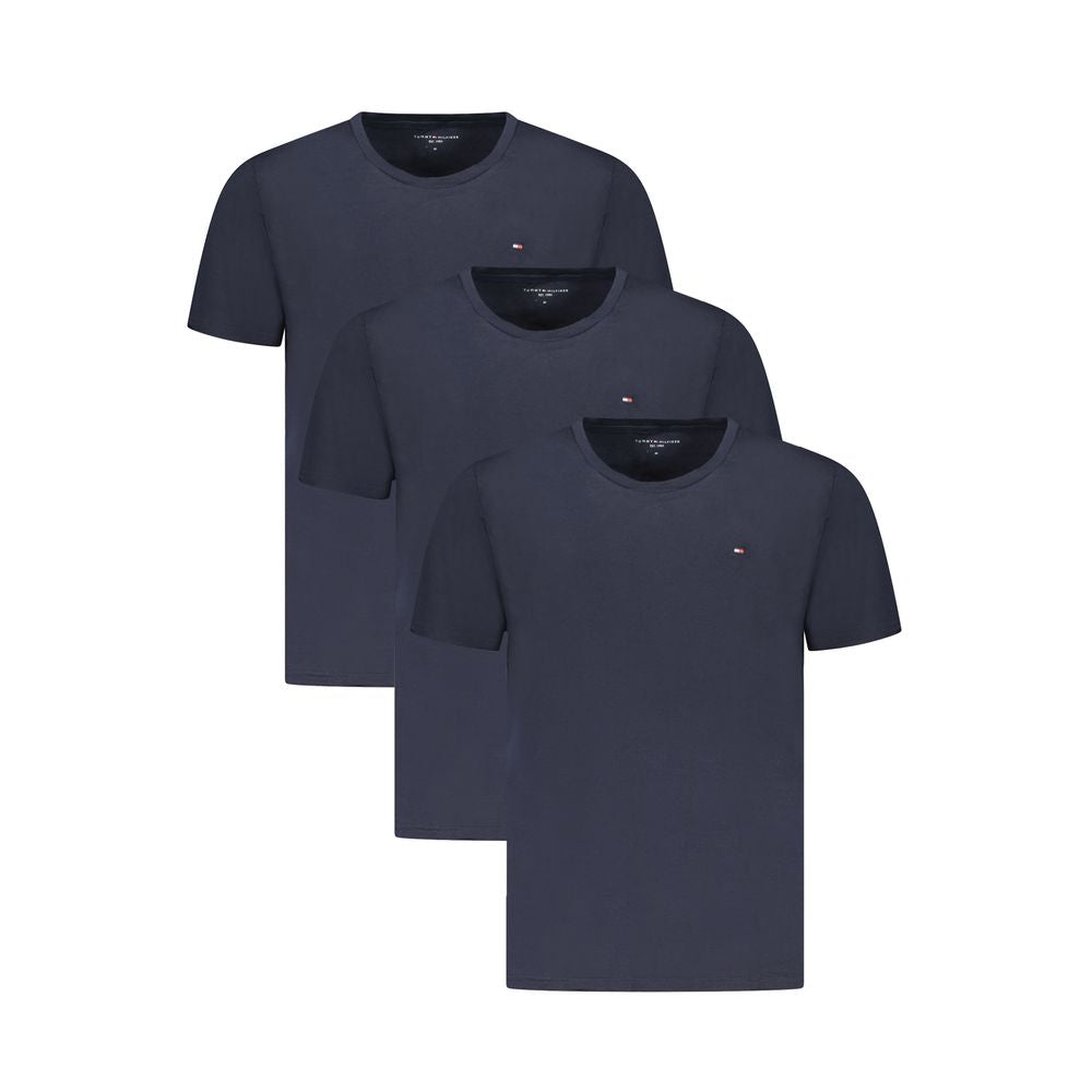 Blue Cotton Mens T-Shirt