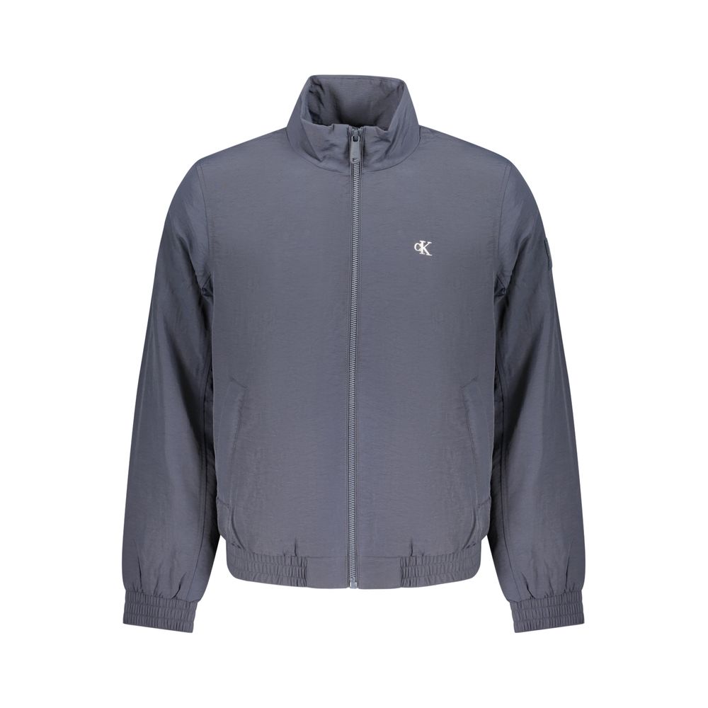 Blue Polyamide Men's Jacket