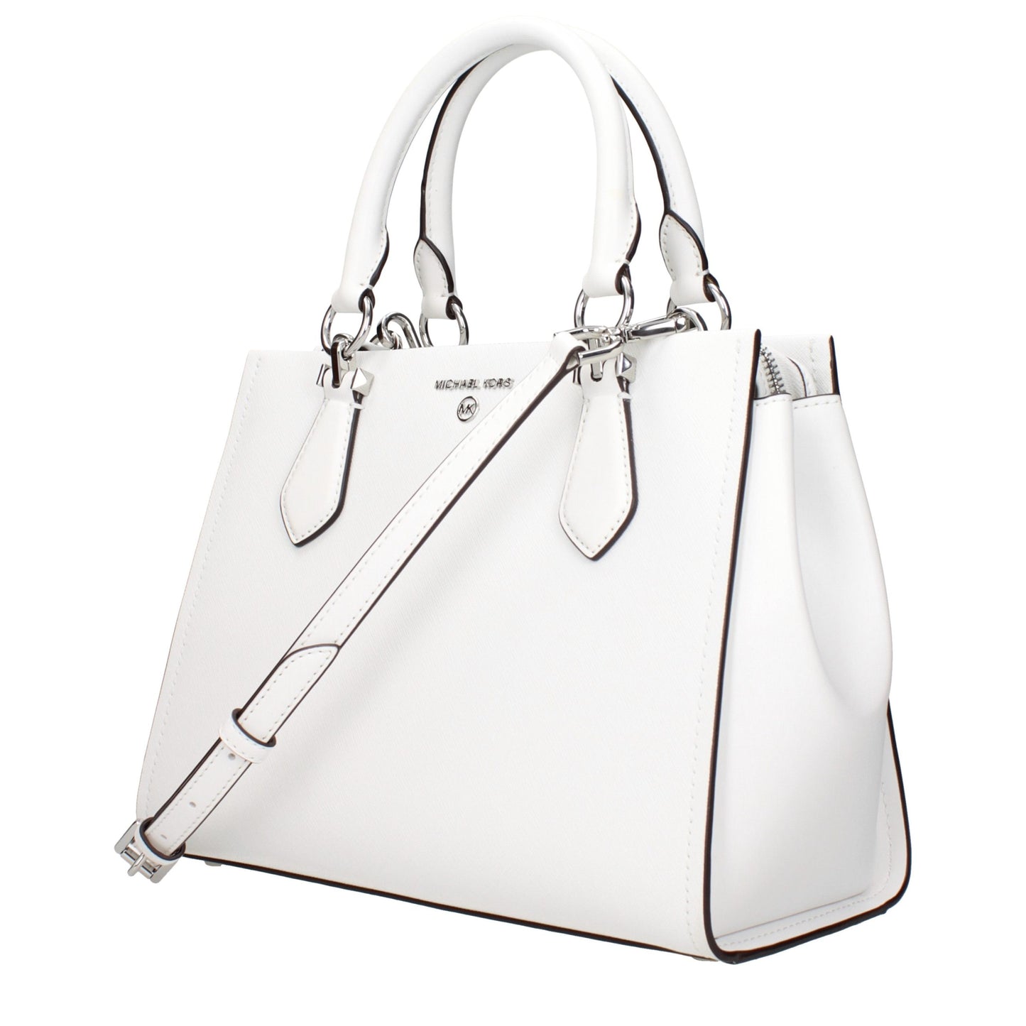 White Leather Handbag