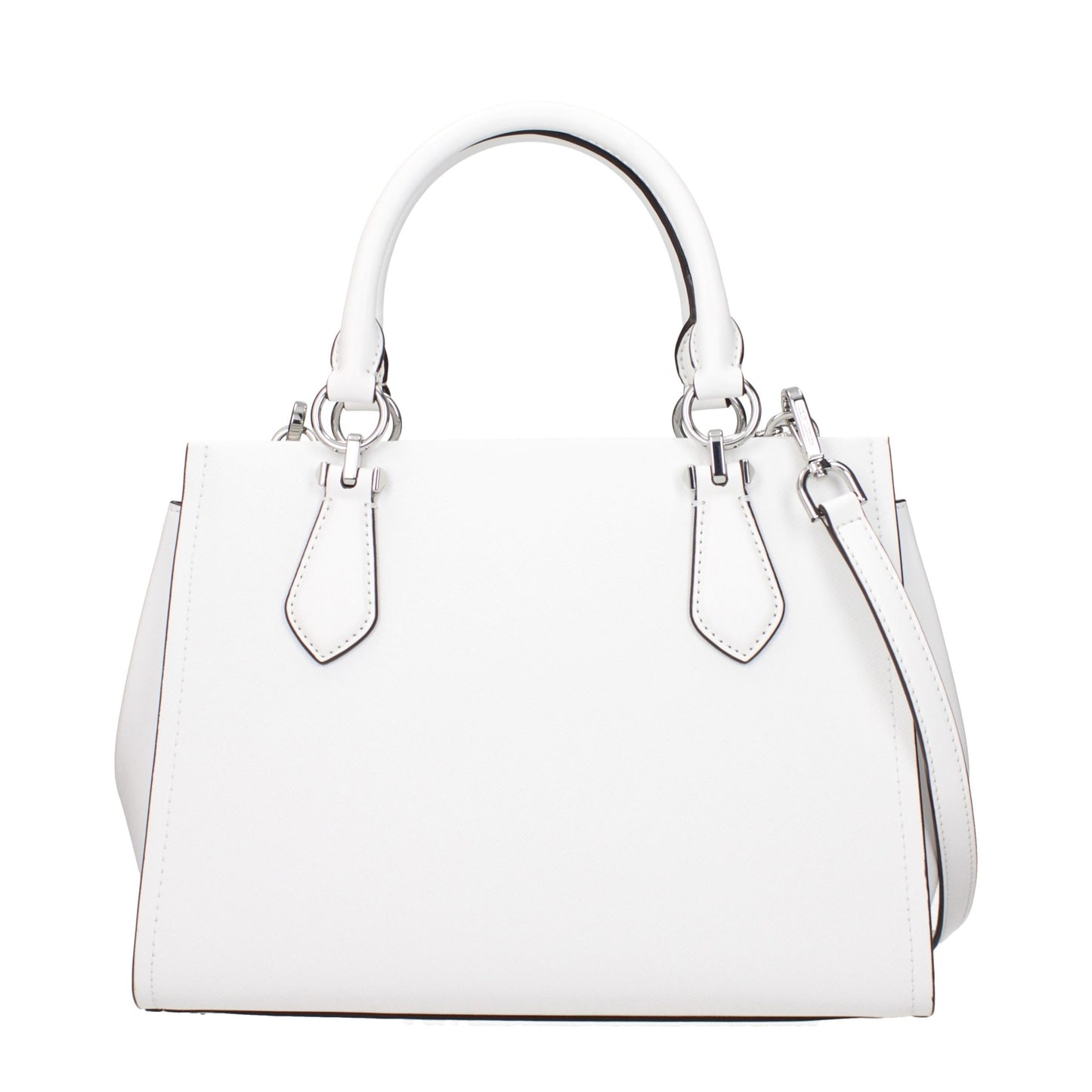 White Leather Handbag