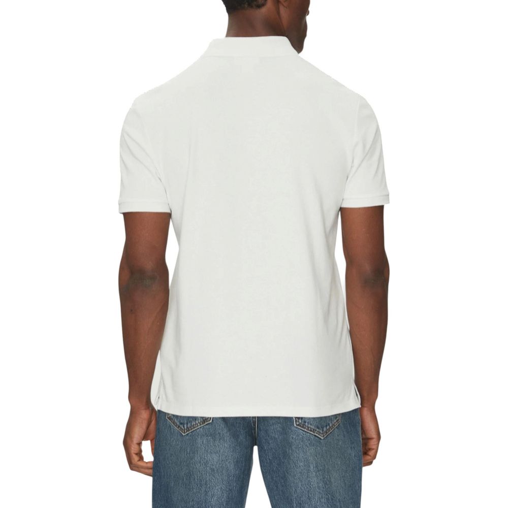 White Cotton Polo Shirt