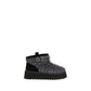 Black Fabric Ankle Boots