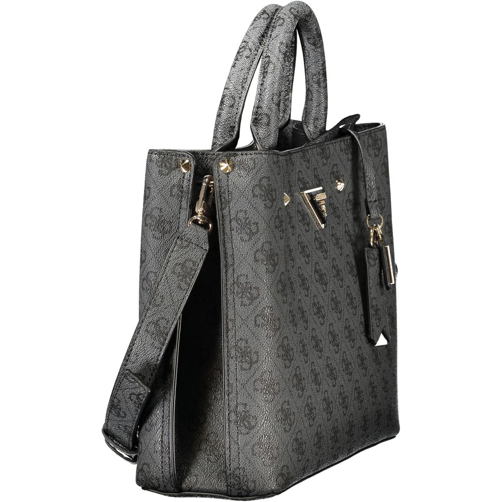 Nero Poliuretano Donna Bag