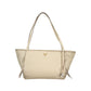 Beige Polyurethane Women's Bag