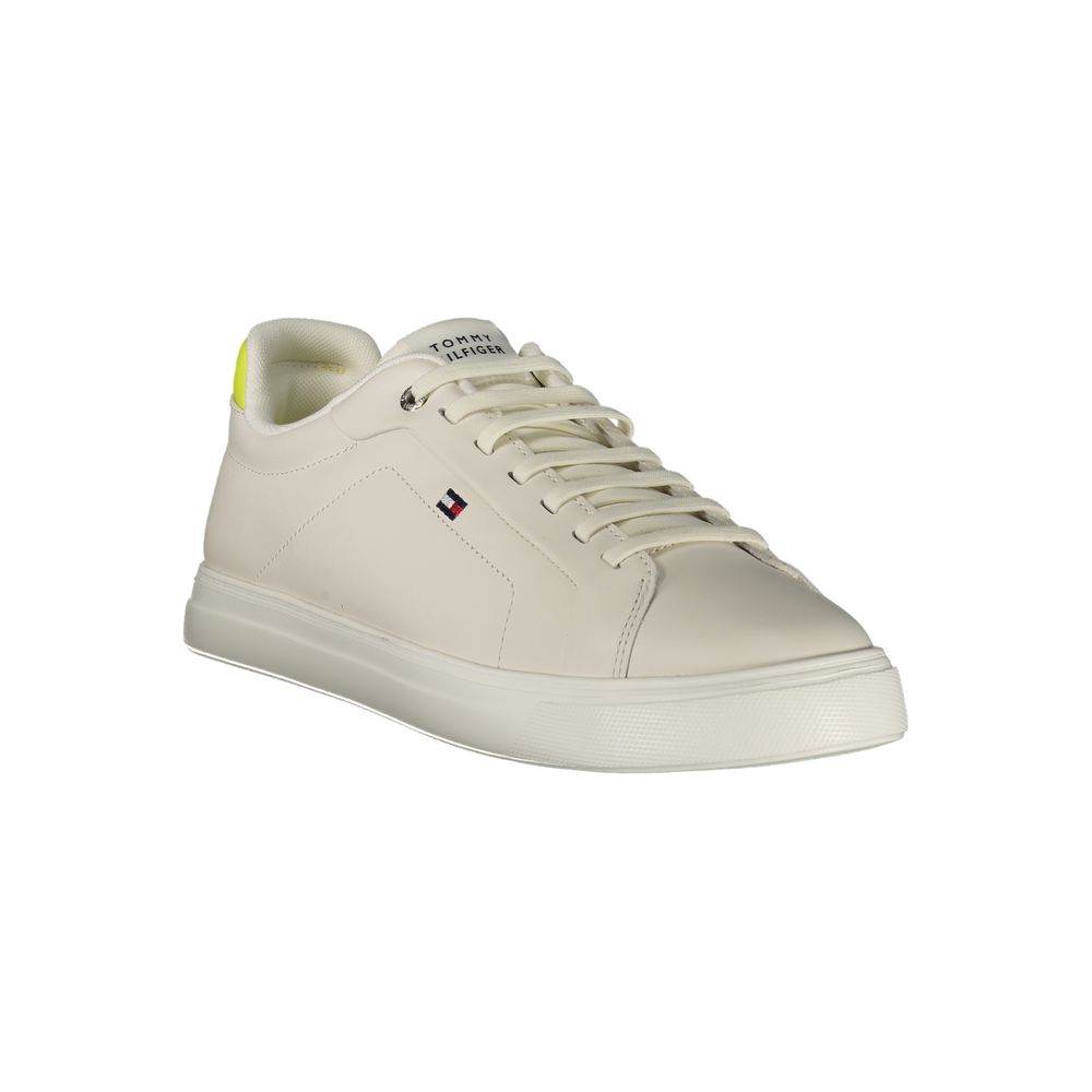 Bianco Poliuretano Uomo Sneaker