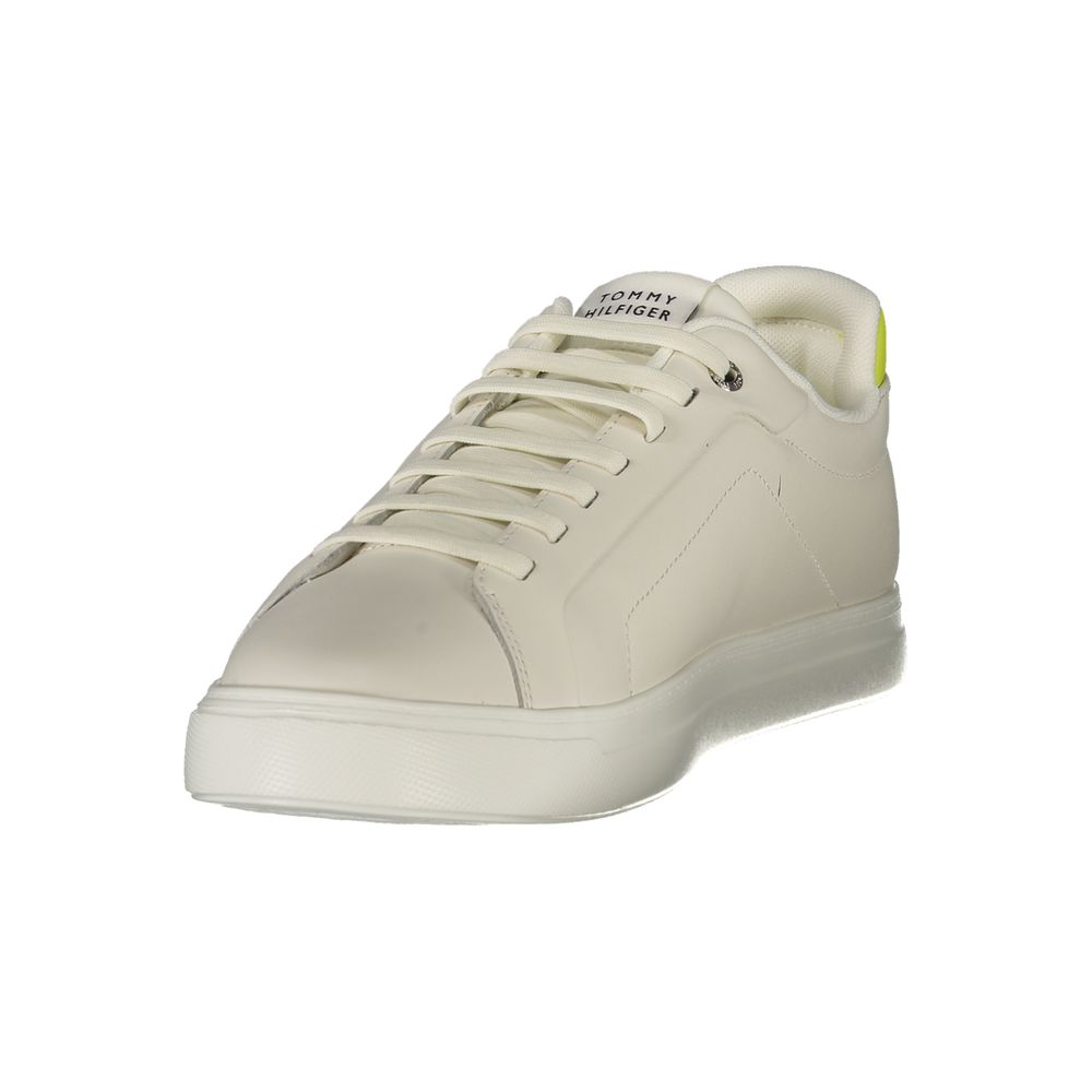 Bianco Poliuretano Uomo Sneaker