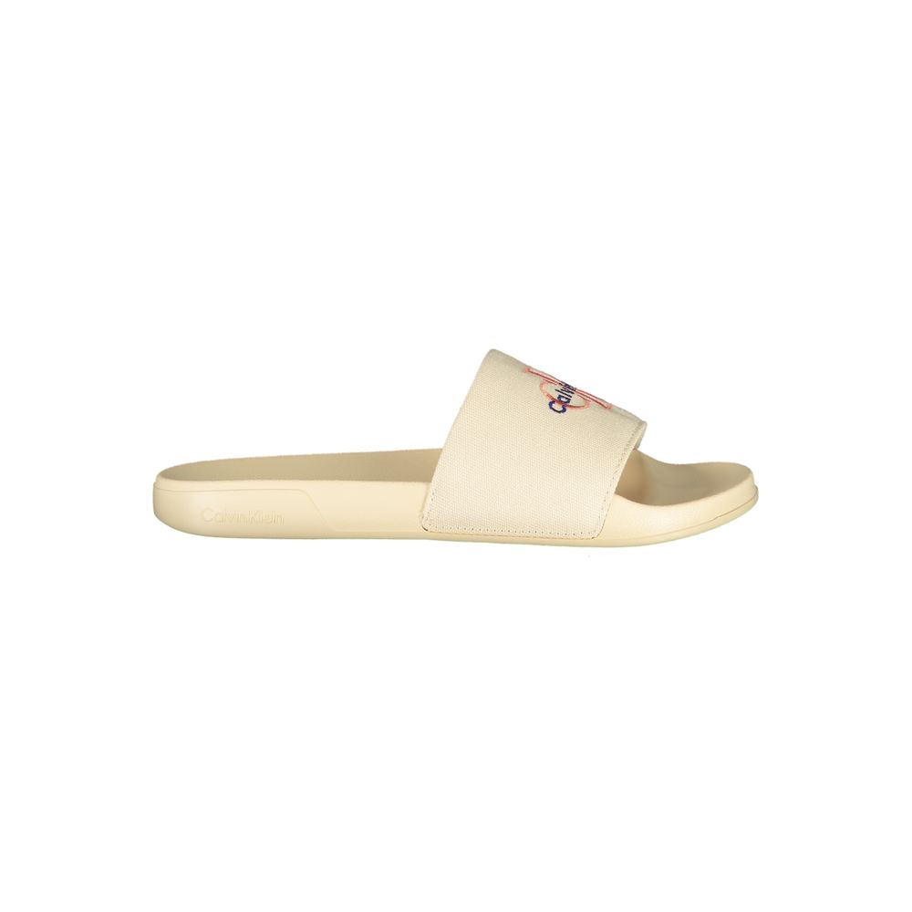 Beige Polyester Women Shoe