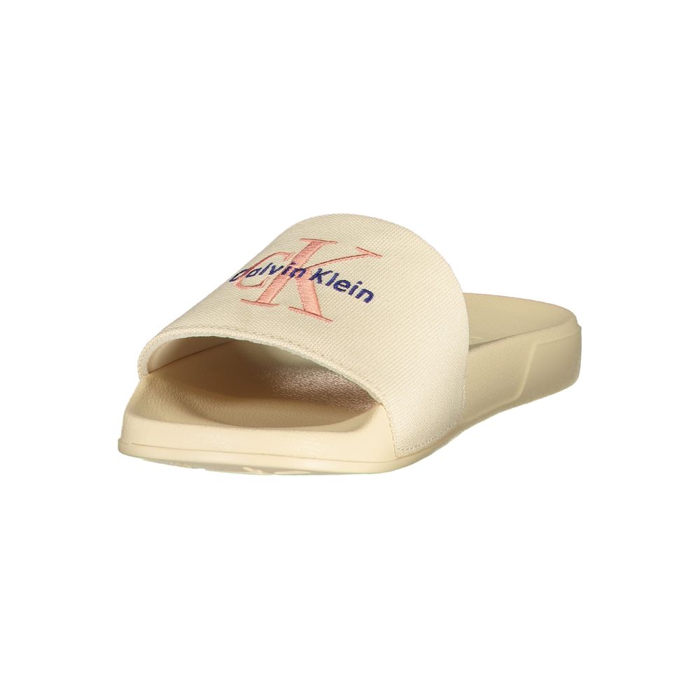 Beige Polyester Women Shoe