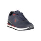 Blue Polyurethane Men's Sneaker