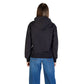 Black Cotton Hoodie