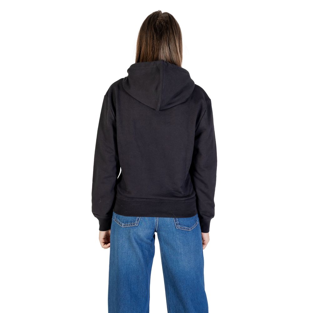 Black Cotton Hoodie