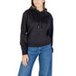 Black Cotton Hoodie