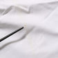 White Mid Waist Cotton Stretch Trouser Pants