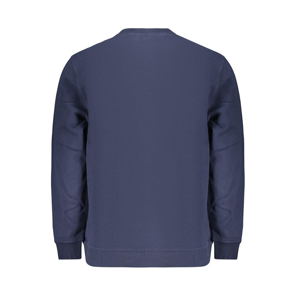 Blue Cotton Men's Sweatshirt