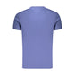 Blue Cotton Men's T-Shirt