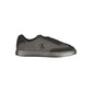Black Polyester Men's Sneaker