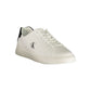White Polyurethane Men's Sneaker