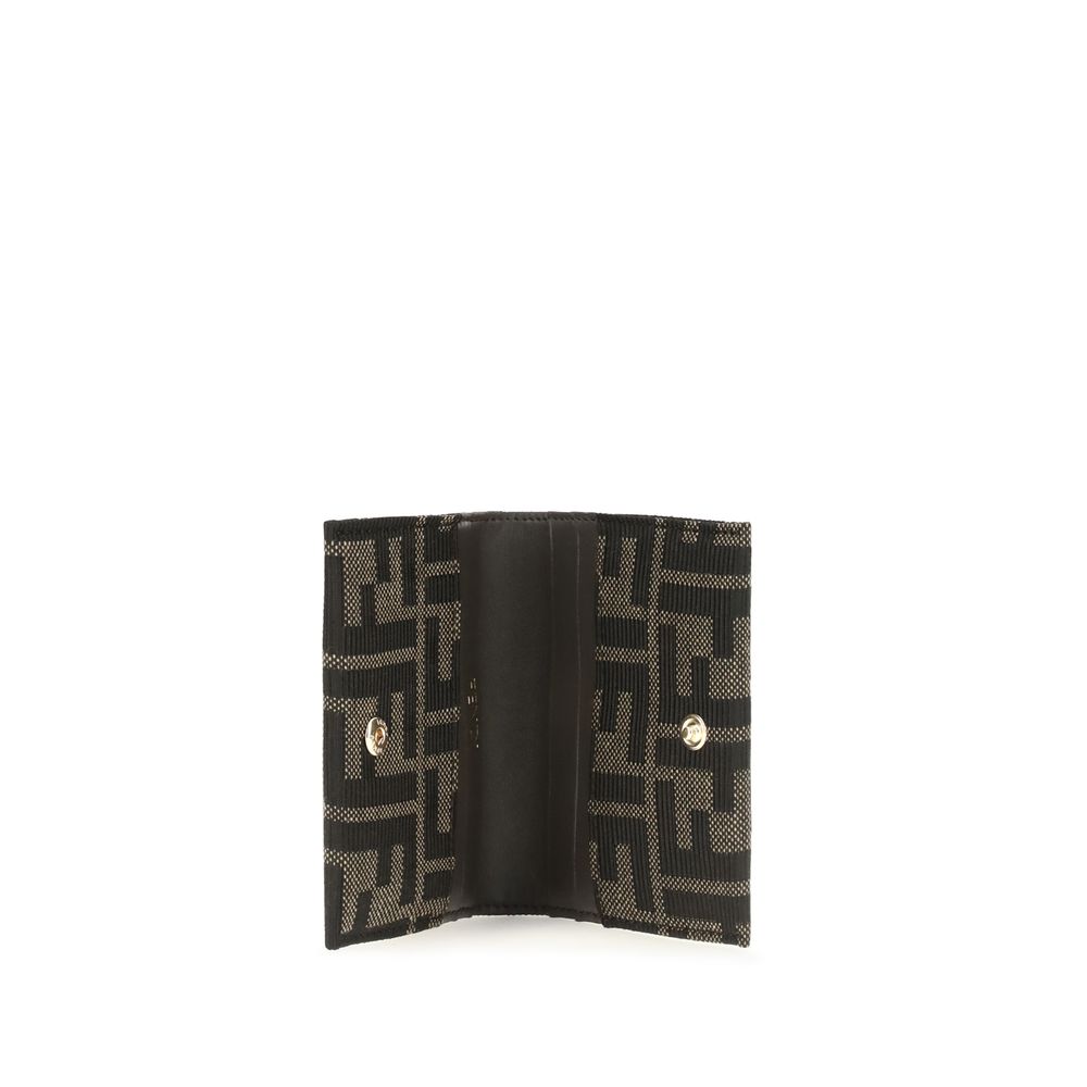 Brown Polyester Wallet