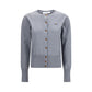 Gray Cotton Cardigan