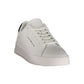 White Polyurethane Men Sneaker