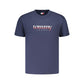 Blue Cotton Men's T-Shirt