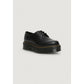 Black Leather Lace-Up Boots