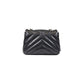 Black Polyester Handbag