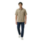 Beige Cotton Shortsleeve Shirt