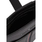 Black Polyethylene Crossbody Bag