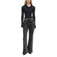 Black Recycled Cotton Mom Jeans