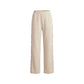 Beige Polyester Joggers (Workout Pants)