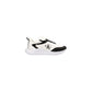 Black And White Recycled Polyester Athletic Sneakers