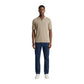 Beige Cotton Polo Shirt