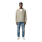 Beige Polyester Full-Length Jacket