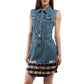 Multicolor Cotton Casual Dress