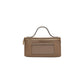 Beige Polyethylene Clutch Bag