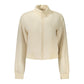 Beige Polyester Sweatshirt