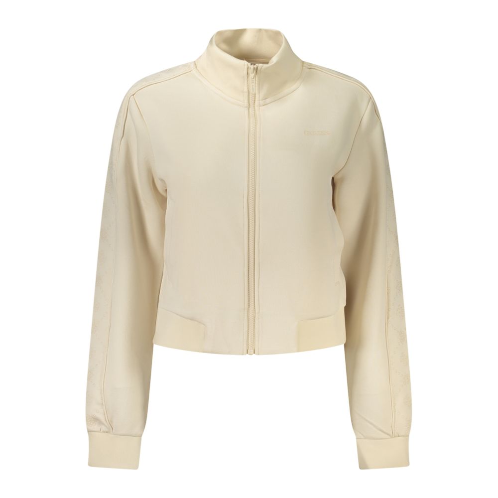 Beige Polyester Sweatshirt